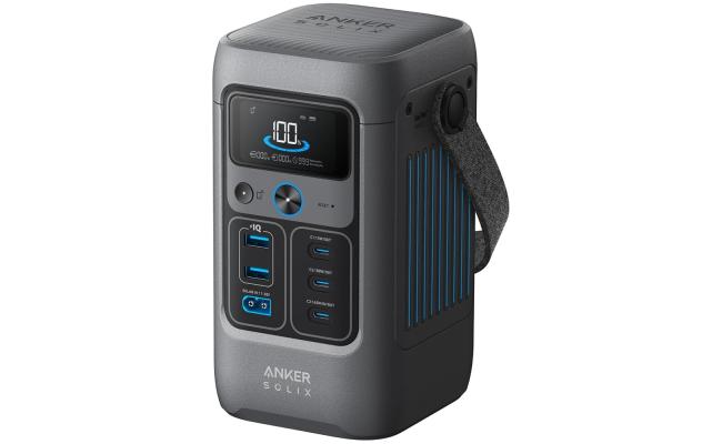 Anker SOLIX C200 DC 60.000mAH Power Bank Station, 192Wh Portable Power Station, LiFePO4 Battery, 200W Solar Generator
